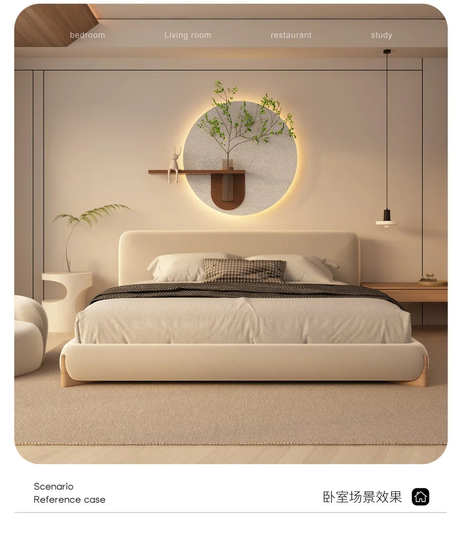 Modern Green Plant Sandstone Painting LED Lights For Corridor Living Room Restaurant Table 3D Home Decorations Lustre Mural Lamp