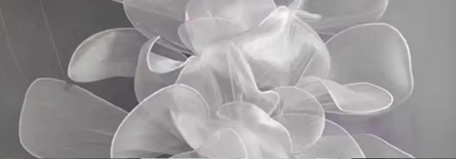 Pleated Organza DIY Handmade Gauze Flowers for Wedding Background Decor Party Stage Modeling Christmas Window Home Decorations