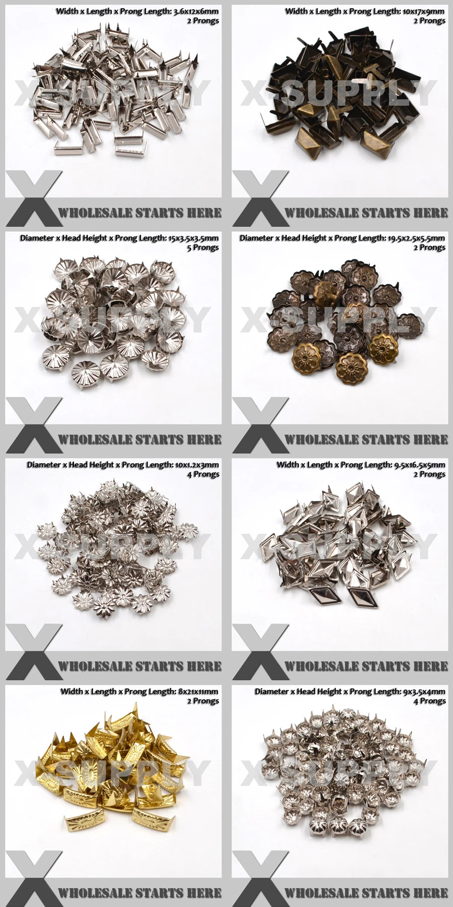 29x115mm Giant Huge Screwed Back Spike Studs,Used For Leather Choker,Shoes,Punk Decorations