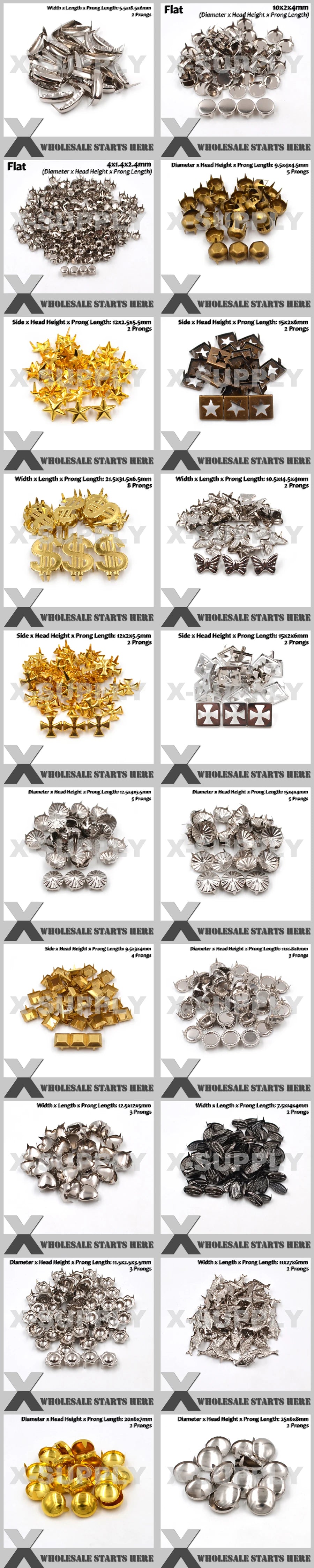 29x115mm Giant Huge Screwed Back Spike Studs,Used For Leather Choker,Shoes,Punk Decorations