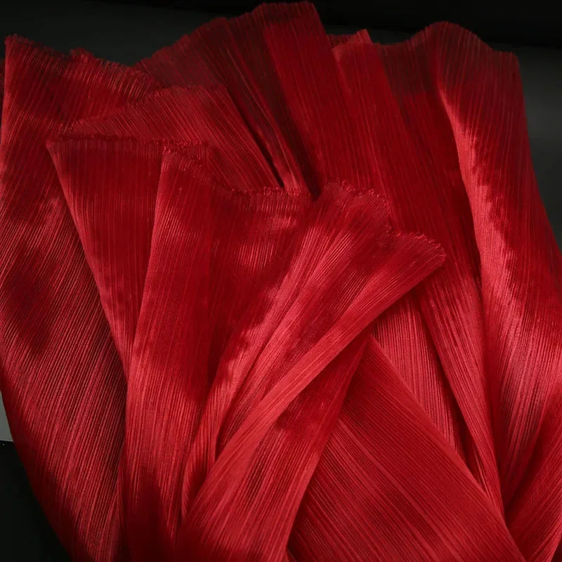 Pleated Organza DIY Handmade Gauze Flowers for Wedding Background Decor Party Stage Modeling Christmas Window Home Decorations