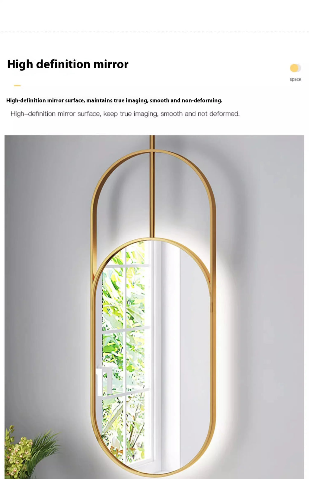 Room Decoration Wall Mirrors Bathroom Mirror Makeup Home Decorations Full Body Foot Mirrors Custom Mirrors Room Design Furniture