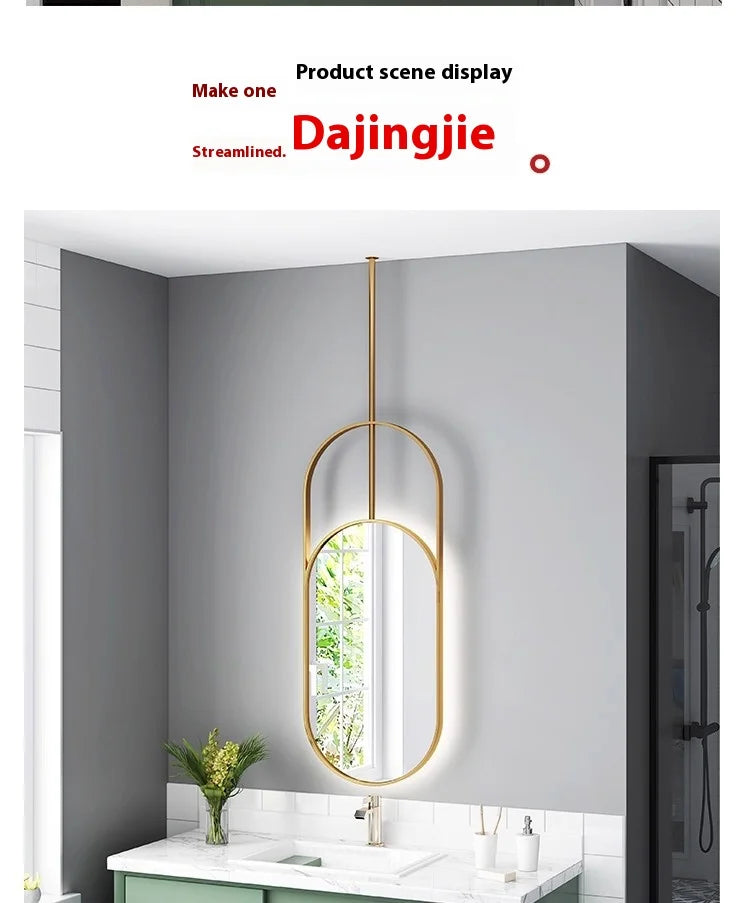 Room Decoration Wall Mirrors Bathroom Mirror Makeup Home Decorations Full Body Foot Mirrors Custom Mirrors Room Design Furniture