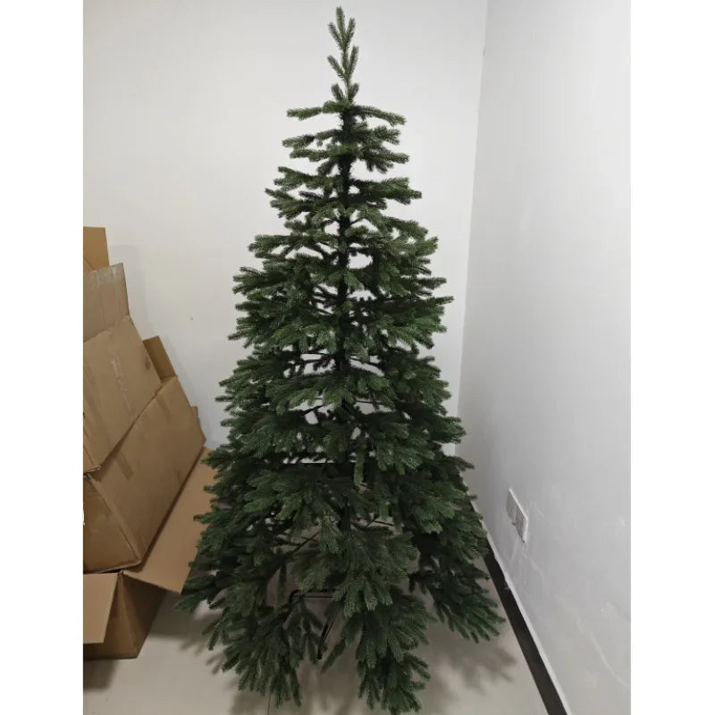 Full PE Artificial Large Christmas Tree PE Material Christmas Tree Home Party Atmosphere Xmas Decorations 1.2m to 2.1m navidad