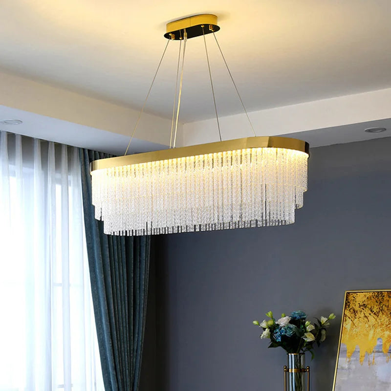 Luxury Crystal Modern Ceiling Chandelier Lights Ceiling Pendant Lamp Home Decorations Chandeliers Lighting for Living Room Light