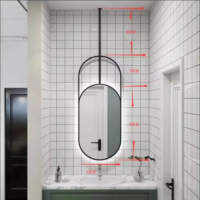 Room Decoration Wall Mirrors Bathroom Mirror Makeup Home Decorations Full Body Foot Mirrors Custom Mirrors Room Design Furniture