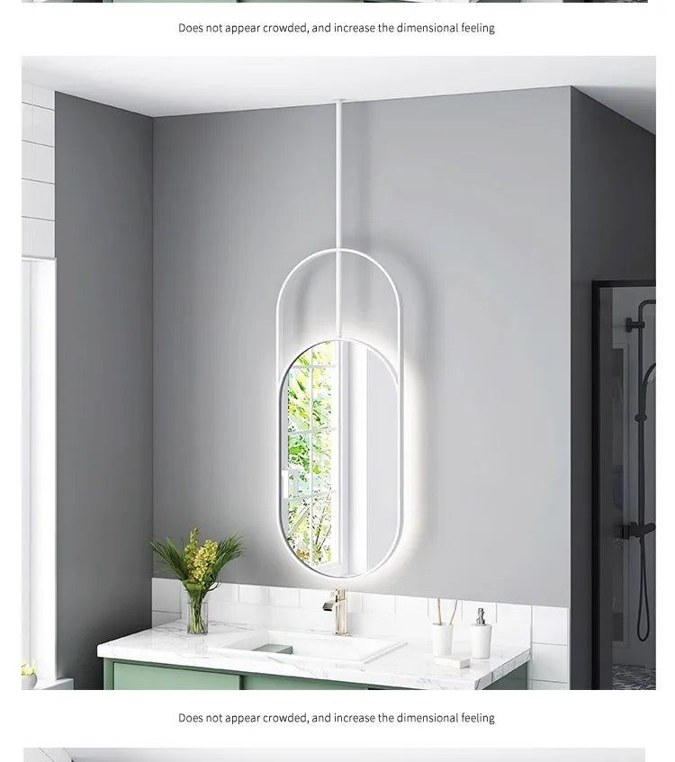 Room Decoration Wall Mirrors Bathroom Mirror Makeup Home Decorations Full Body Foot Mirrors Custom Mirrors Room Design Furniture