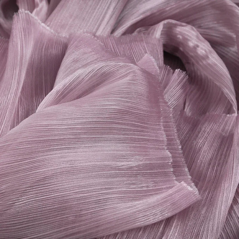 Pleated Organza DIY Handmade Gauze Flowers for Wedding Background Decor Party Stage Modeling Christmas Window Home Decorations