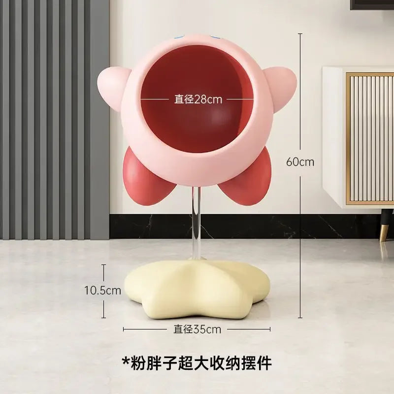 Creative Pink Fat Man Floor Storage Ornaments Living Room Sofa Next To The TV Cabinet Home Decorations High-end Luxury