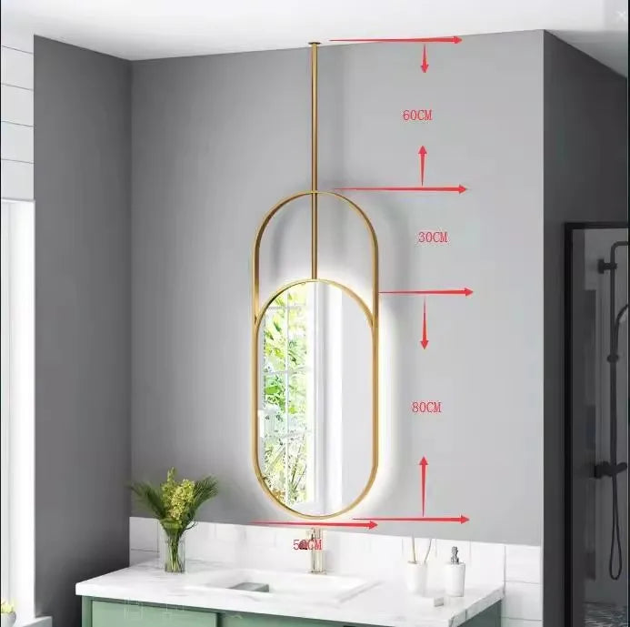 Room Decoration Wall Mirrors Bathroom Mirror Makeup Home Decorations Full Body Foot Mirrors Custom Mirrors Room Design Furniture