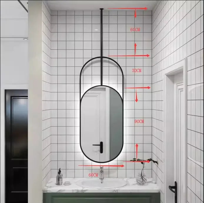 Room Decoration Wall Mirrors Bathroom Mirror Makeup Home Decorations Full Body Foot Mirrors Custom Mirrors Room Design Furniture