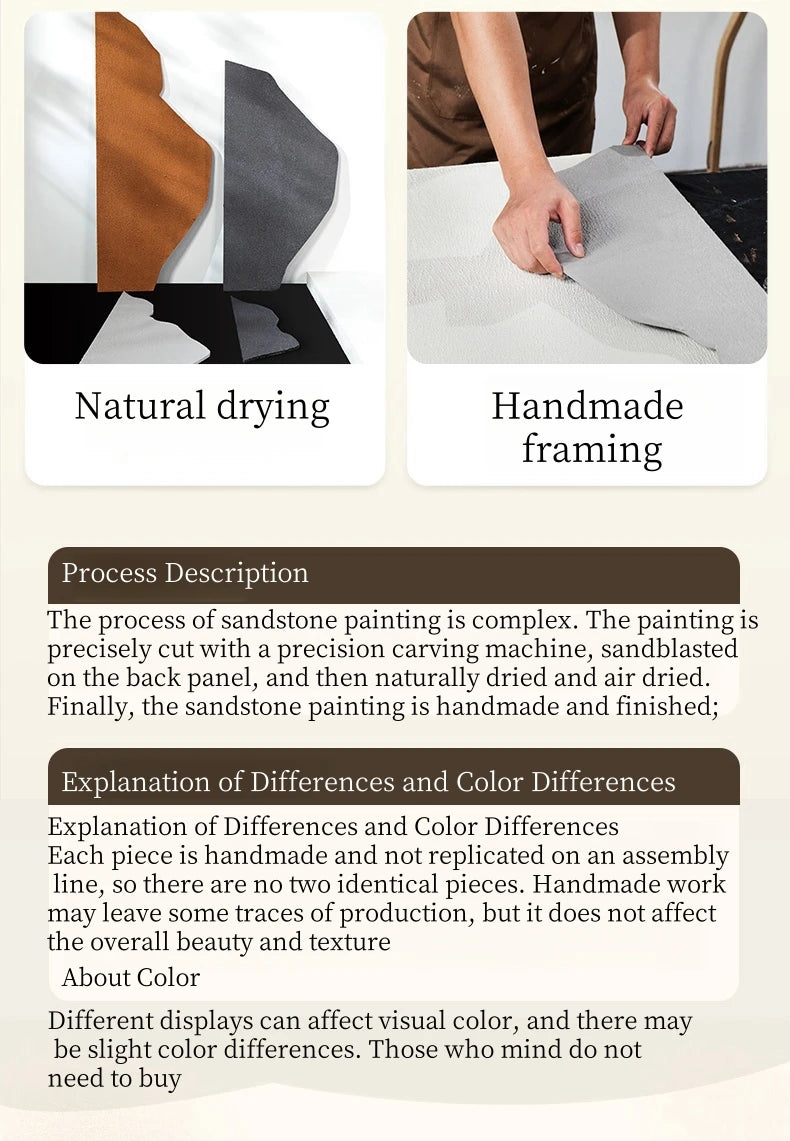 Modern Green Plant Sandstone Painting LED Lights For Corridor Living Room Restaurant Table 3D Home Decorations Lustre Mural Lamp