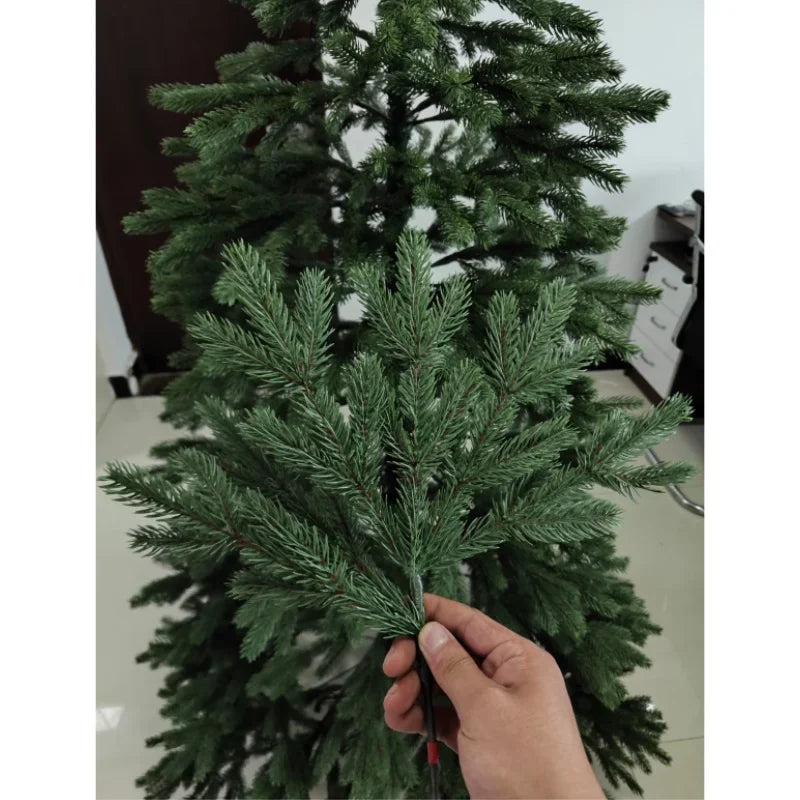 Full PE Artificial Large Christmas Tree PE Material Christmas Tree Home Party Atmosphere Xmas Decorations 1.2m to 2.1m navidad