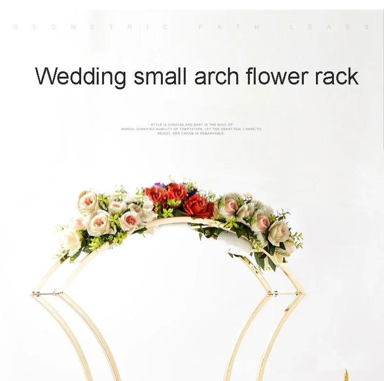 1/2/5pcs For Wedding Party Table Centerpiece  Flower Stand Gold Metal