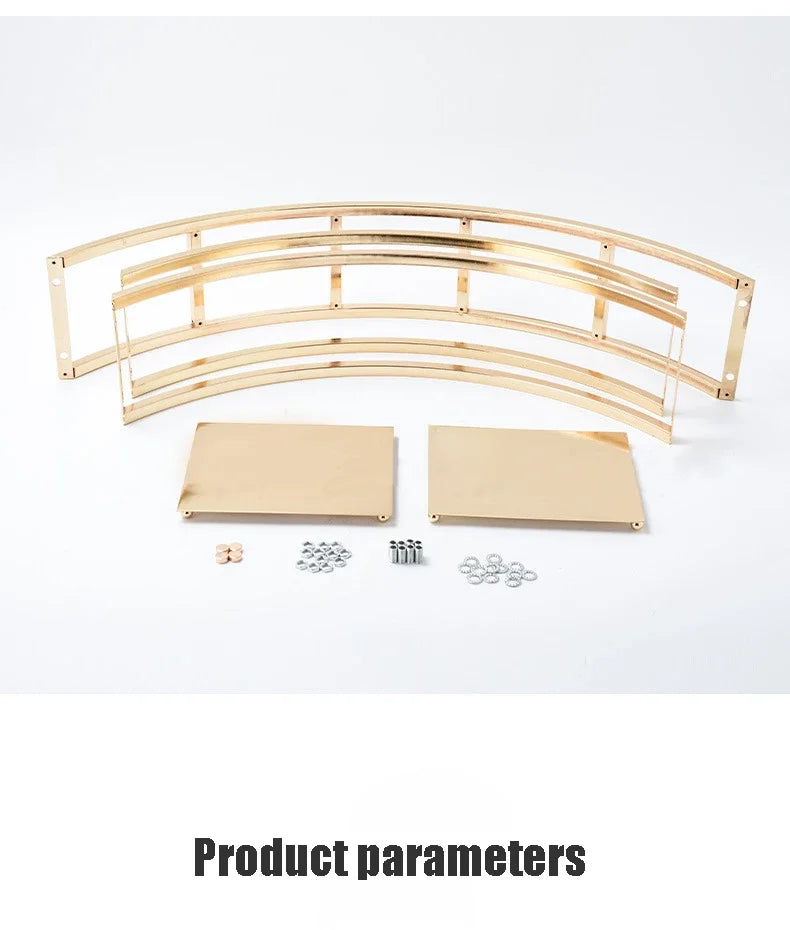 1/2/5pcs For Wedding Party Table Centerpiece  Flower Stand Gold Metal