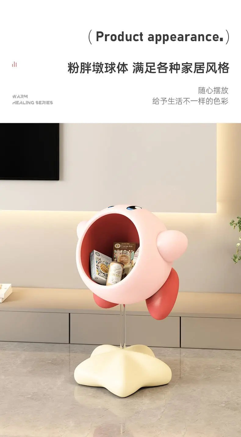 Creative Pink Fat Man Floor Storage Ornaments Living Room Sofa Next To The TV Cabinet Home Decorations High-end Luxury