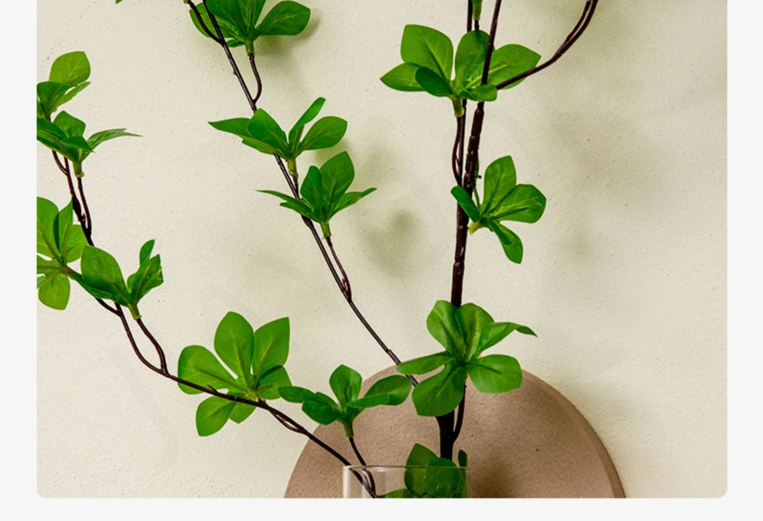 Modern Green Plant Sandstone Painting LED Lights For Corridor Living Room Restaurant Table 3D Home Decorations Lustre Mural Lamp