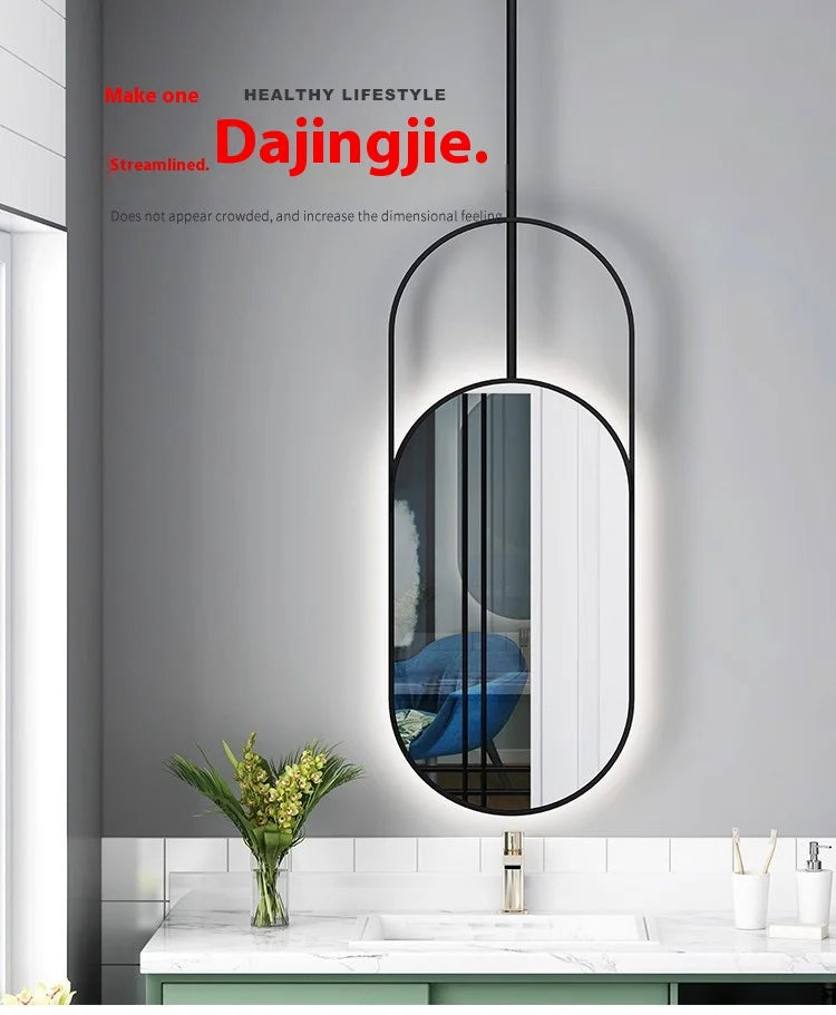 Room Decoration Wall Mirrors Bathroom Mirror Makeup Home Decorations Full Body Foot Mirrors Custom Mirrors Room Design Furniture